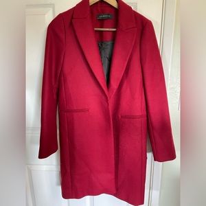 Zara Womens Maroon Jacket Size Small